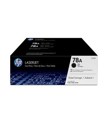 HP Pack de ahorro de 2 cartuchos de tóner original LaserJet 78A negro