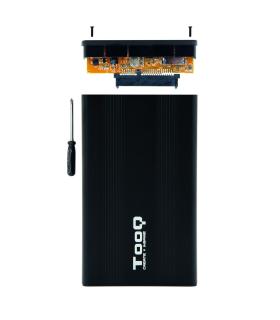 TooQ CAJA HDD 2.5" SATA A USB 2.0 NEGRA