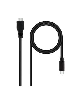 Nanocable 10.01.1201-BK cable USB USB 3.2 Gen 1 (3.1 Gen 1) 1 m USB C Micro-USB B Negro