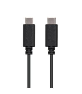 Nanocable USB 2.0, 1m cable USB USB C Negro