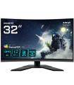 GIGABYTE G32QC A 31.5" Monitor de Juego Curvo QHD - 2560 x 1440, 1500R, 165Hz, 1ms, 350 cd/m², FreeSync Premium Pro, Display