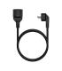 AISENS Cable Alargador de Alimentacion Schuko, CEE7 M-CEE7 H, Negro, 3.0M