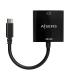 AISENS Conversor USB-C A HDMI 4K@30Hz, USB-C M-HDMI H, Negro, 15cm