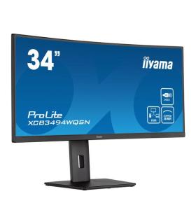 iiyama ProLite XCB3494WQSN-B5 LED display 86,4 cm (34") 3440 x 1440 Pixeles UltraWide Quad HD Negro