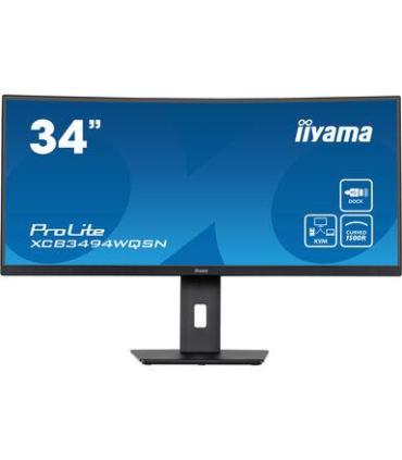 iiyama ProLite XCB3494WQSN-B5 LED display 86,4 cm (34") 3440 x 1440 Pixeles UltraWide Quad HD Negro