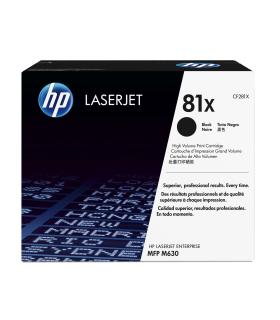 HP Cartucho de tóner original LaserJet 81X de alta capacidad negro