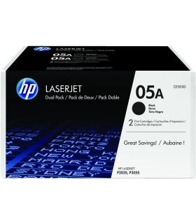 HP Pack de 2 cartuchos de tóner originales 05A LaserJet negro