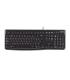 Logitech K120 Corded Keyboard teclado Universal USB QWERTY Español Negro