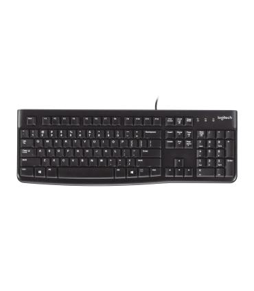 Logitech K120 Corded Keyboard teclado Universal USB QWERTY Español Negro