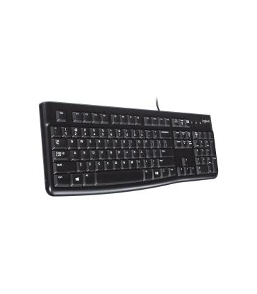 Logitech K120 Corded Keyboard teclado Universal USB QWERTY Español Negro