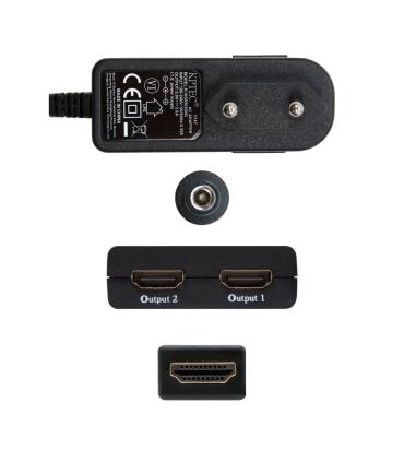 Nanocable HDMI DUPLICADOR V1.3 1X2 CON ALIM. Y PIGTAIL 50 CM