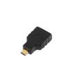 AISENS A121-0125 cambiador de género para cable HDMI Micro HDMI Negro