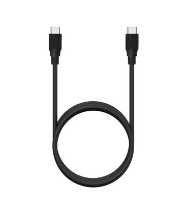 AISENS Cable USB 3.2 Gen2x2 20Gbps 8k@30Hz 5A 100w E-Marker, Tipo USB-C M-USB-C M, Negro, 0.6m