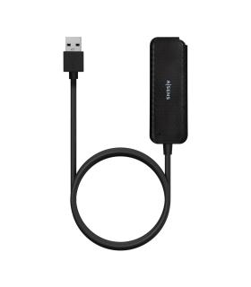 AISENS Hub USB 3.0, Tipo A M-4x Tipo A H, Negro, 60cm