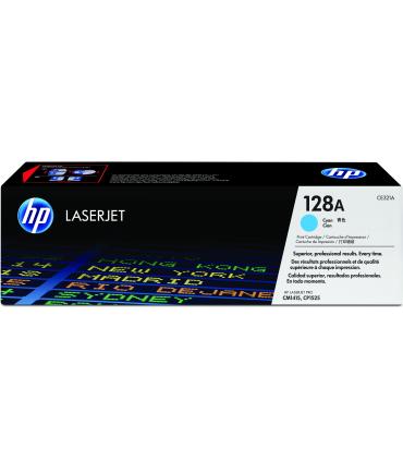 HP Cartucho de tóner original LaserJet 128A cian