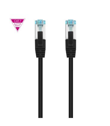 Nanocable Cable de Red Cat.7 600MHZ LSZH SFTP PIMF AWG26, Negro, 1 m