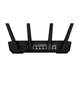 ASUS TUF Gaming AX3000 V2 router inalámbrico Gigabit Ethernet Doble banda (2,4 GHz   5 GHz) Negro, Naranja