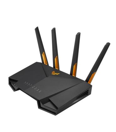 ASUS TUF Gaming AX3000 V2 router inalámbrico Gigabit Ethernet Doble banda (2,4 GHz   5 GHz) Negro, Naranja