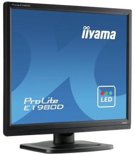 iiyama ProLite E1980D-B1 LED display 48,3 cm (19") 1280 x 1024 Pixeles XGA Negro