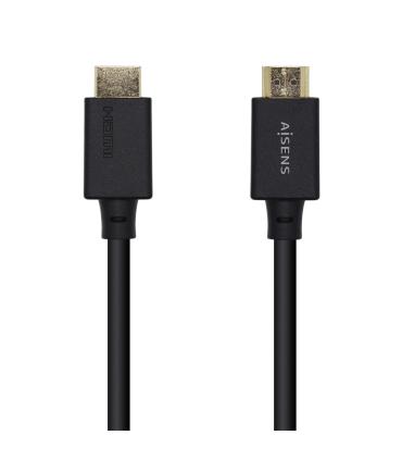 AISENS Cable HDMI V2.1 Ultra Alta Velocidad   HEC Certificado 8k@60Hz 48Gbps, A M-A M, Negro, 2.0m