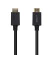 AISENS Cable HDMI V2.1 Ultra Alta Velocidad / HEC Certificado 8k@60Hz 48Gbps, A/M-A/M, Negro, 2.0m