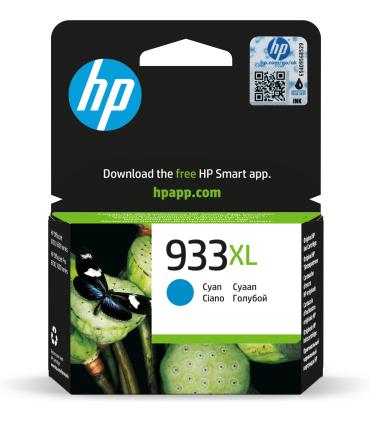 HP Cartucho de tinta original 933XL de alta capacidad cian