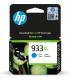 HP Cartucho de tinta original 933XL de alta capacidad cian