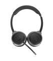 Targus AEH104GL auricular y casco Auriculares Inalámbrico y alámbrico Diadema Llamadas/Música USB Tipo C Bluetooth Negro