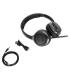 Targus AEH104GL auricular y casco Auriculares Inalámbrico y alámbrico Diadema Llamadas Música USB Tipo C Bluetooth Negro