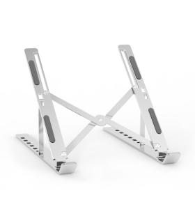 AISENS Soporte de Sobremesa Ajustable para Portatil   Tablet, Plata