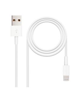 Nanocable CABLE LIGHTNING IPHONE A USB 2.0, IPHONE LIGHTNING-USB A M, 1.0 M