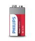 Philips Power Alkaline Batería 6LR61P1B 10