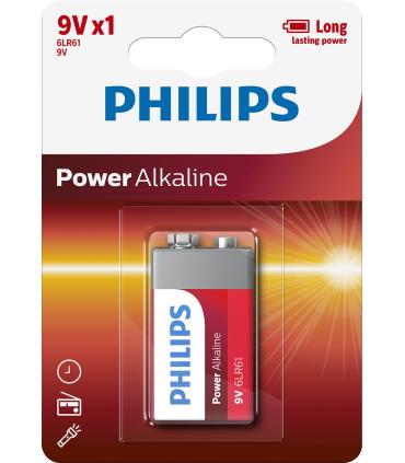 Philips Power Alkaline Batería 6LR61P1B 10