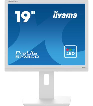 iiyama ProLite B1980D-W5 pantalla para PC 48,3 cm (19") 1280 x 1024 Pixeles SXGA LCD Blanco