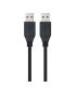 Nanocable 10.01.1002-BK cable USB USB 3.2 Gen 1 (3.1 Gen 1) 2 m USB A Negro