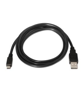 AISENS A101-0029 cable USB USB 2.0 3 m USB A Micro-USB B Negro