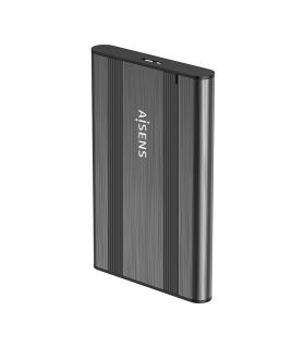 AISENS Caja Externa 2,5″ 9.5mm SATA a USB 3.0 USB3.1 Gen1, Gris