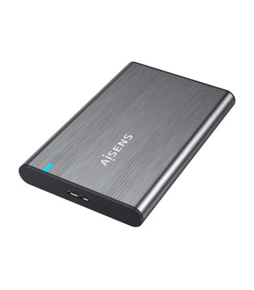 AISENS Caja Externa 2,5″ 9.5mm SATA a USB 3.0 USB3.1 Gen1, Gris