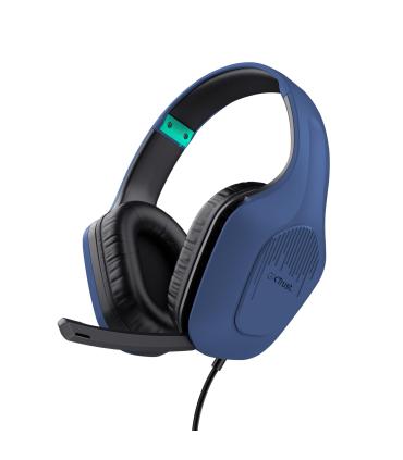 Trust GXT 415B Zirox Auriculares Alámbrico Diadema Juego Azul