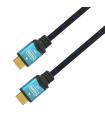 AISENS Сable, HDMI, 2.0, Premium alta velocidad / HEC, 4k@60 Hz, 18 Gbps, A/M-A/M, Negro/Azul, 0.5 m