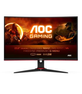 AOC G2 C24G2AE BK pantalla para PC 59,9 cm (23.6") 1920 x 1080 Pixeles Full HD LED Negro, Rojo