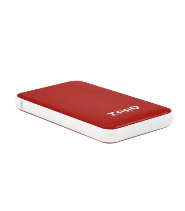 TooQ Caja externa para discos duros 2.5" SATA I II III a USB 3.1 Gen1 con UASP