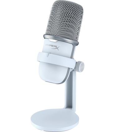 HyperX SoloCast - USB Microphone (White) Blanco Micrófono para videoconsola