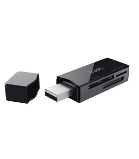 Trust NANGA lector de tarjeta USB 3.2 Gen 1 (3.1 Gen 1) Type-A Negro