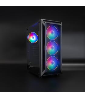 TooQ Caja Semitorre Gaming Ragnärok, Negra