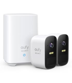 Eufy Security eufyCam 2C, Camara vigilancia WiFi Exterior, Camara de vigilancia Exterior,180 días de duración de la batería, HD