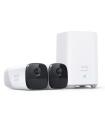 Eufy Camaras de Vigilancia eufyCam 2 Pro, 2K Cámara IP Exterior, 365 días de batería, Compatible con HomeKit, protección IP67,