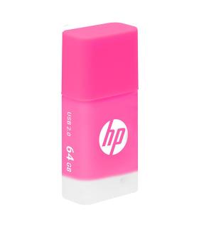 HP v168 unidad flash USB 64 GB USB tipo A 2.0 Rosa