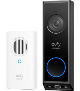 Eufy Security Video Doorbell E340, cámara doble con sistema de control de entregas, 2K Full HD y visión nocturna a color, por