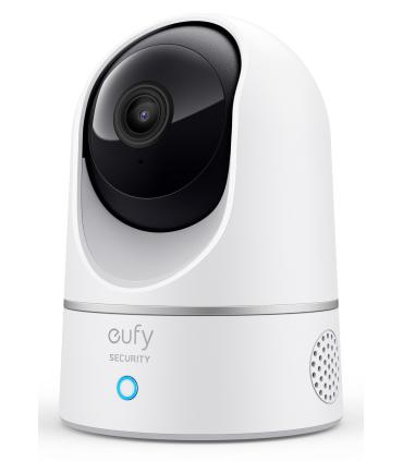 Eufy Security Indoor CAM 2K Pan & Tilt, Camara vigilancia WiFi Interior, Reconocimiento de Personas, con Asistente de Voz,